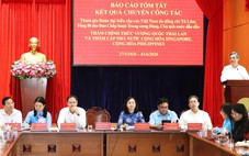 TP.HCM báo cáo kết quả chuyến thăm 3 nước ASEAN của Tổng Bí thư, Chủ tịch nước Tô Lâm