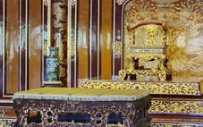 Ngai vàng triều Nguyễn bị bẻ gãy đã được phục chế lại nguyên trạng