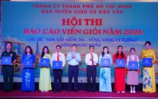 31 thí sinh thi chung khảo Hội thi Báo cáo viên giỏi TP.HCM năm 2026