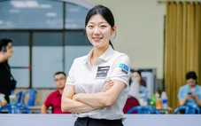 Tay cơ nữ Hàn Quốc xinh đẹp tiếp tục tiến sâu ở giải billiards Việt Nam
