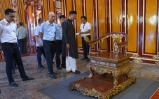 Ngai vàng triều Nguyễn về lại điện Thái Hòa
