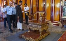 Ngai vàng triều Nguyễn về lại điện Thái Hòa