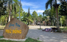 Công viên đầy rác, mất mỹ quan vì chậm bàn giao cho địa phương