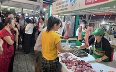 Lần đầu TP.HCM đưa thịt heo 'Tick xanh trách nhiệm' vào chợ truyền thống