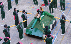 Thầy cô ‘vui hết mình’, nhảy flashmob cùng teen Trường THPT Lý Thường Kiệt