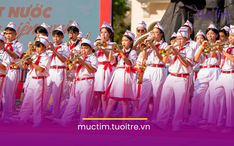 Hơn 10.000 thiếu nhi diễn trống kèn mừng 50 năm ngày Giải phóng miền Nam, thống nhất đất nước