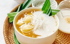 Ấm lòng ngày mưa với chè khoai mì mochi dẻo