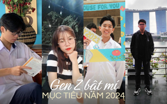 Mục tiêu năm 2024 của gen Z: đậu tốt nghiệp THPT, cải thiện kỹ năng, học ngoại ngữ...