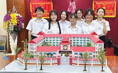 Bất ngờ mô hình thu nhỏ của Trường THPT Lương Thế Vinh nhìn y như thật
