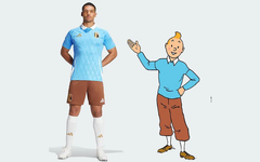 Nhân vật Tintin - cảm hứng trang phục của đội tuyển Bỉ tại Euro 2024