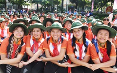 Sôi động Liên hoan Thiếu nhi 3 nước Việt Nam - Lào - Campuchia