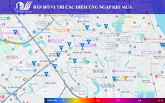 Cách xem các điểm ngập úng tại Hà Nội trên ứng dụng điện thoại