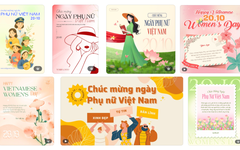 Cách làm thiệp chúc mừng 20-10 nhanh, đẹp, ý nghĩa với Canva