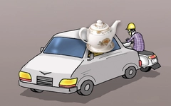 Nhiều tài xế thèm 'uống nước trà' vậy sao?