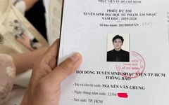 Nhạc sĩ Nguyễn Văn Chung thi sư phạm âm nhạc