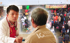 Bác sĩ TP.HCM mở chợ '0 đồng' và khám bệnh miễn phí ở Thái Nguyên