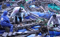 Lũ dữ xô lồng bè, cá chết la liệt, người dân Xuân Cảnh thiệt hại nặng nề