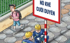 Vỉa hè bánh đa... giòn rụm