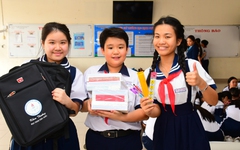 Trường THCS Lê Văn Tám hướng về đồng bào vùng lũ