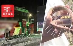 Bản tin 30s nóng: Trích xuất camera vụ ô tô tông xe khách; Đeo vòng cổ ngăn báo tấn công