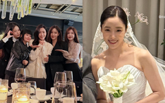 Eun Jung (T-Ara) rạng rỡ trong ngày cưới, các thành viên tụ họp chúc phúc