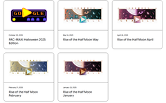 Những trò chơi đã xuất hiện trên trang chủ Google năm 2025