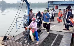 Phà Bình Quới 'hồi sinh' sau một năm dừng hoạt động