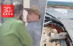 Bản tin 30s nóng: Người đẩy CSGT vào xe tải từng nhốt công an xã trong nhà; Flycam sân bay Long Thành