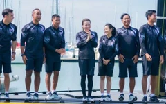 Đội thuyền buồm của Hoàng hậu Thái Lan về nhất ở SEA Games 33