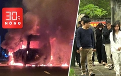 Bản tin 30s nóng: Cháy xe cứu thương, 3 người chết; Bắt giữ nhóm lừa đảo 1.000 tỉ của nhiều người