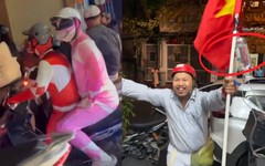 Tổng hợp những màn ăn mừng độc lạ của cổ động viên sau trận thắng Thái Lan