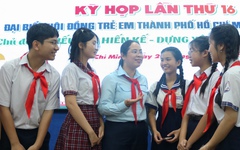 Đại biểu Hội đồng Trẻ em TP.HCM hiến kế xây dựng Thành phố xanh