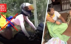 Bản tin 30s Nóng: Người phụ nữ Nga chạy mô tô phản cảm ở Khánh Hòa; Bắt trăn khủng bò vào nhà dân