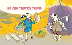Thời trang hậu chợ truyền thống