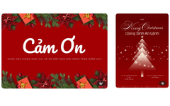 Cách tạo thiệp chúc mừng Giáng sinh đơn giản, ý nghĩa