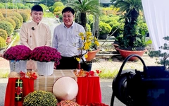Vựa hoa, nhà vườn miền Tây tất bật livestream bán hoa Tết sớm cùng người nổi tiếng
