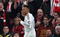 Mbappe lập cú đúp giúp Real Madrid thoát chuỗi hoà