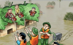 Bức tranh tả thực 'Lá lành đùm lá rách'