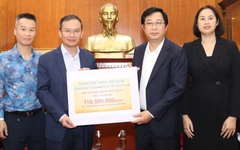 Đoàn Thể thao Việt Nam có nghĩa cử cao đẹp trước khi đi Thái Lan dự SEA Games 33