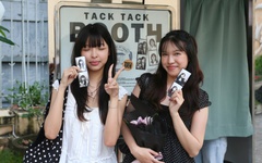 Check-in góc photobooth giữa không gian nghệ thuật của Bảo tàng Mỹ thuật TP.HCM