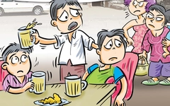 Bợm nhậu than 'mất ngon với mấy bả!'