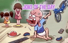 Joke of the day: Dốc óp đờ đây!