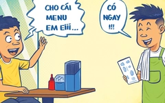 Menu đồ ăn ở sân bay không dành cho người sợ độ cao