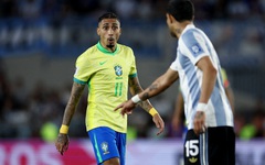 Raphinha không ghi bàn, Brazil thua Argentina với tỉ số khó tin