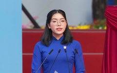 Đại diện thế hệ trẻ phát biểu tại đại lễ 30-4: kết nạp Đảng lúc 18 tuổi, là bí thư Đoàn trường