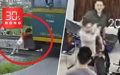 Bản tin 30s Nóng: Tàu hỏa húc văng người phụ nữ; Tạm đình chỉ cán bộ công an đánh cô gái