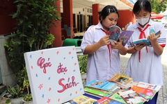 Teen Trường THCS Hoàng Văn Thụ hào hứng với ngày hội văn hóa đọc