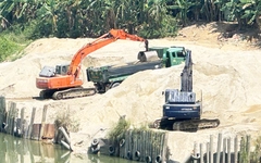 Nguồn cung cát xây dựng ở Quảng Nam khan hiếm, doanh nghiệp lao đao