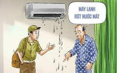 Máy lạnh 'rớt nước mắt' đầu mùa hạ