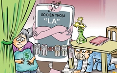 Ông bà chui gầm bàn vì điện thoại số lạ